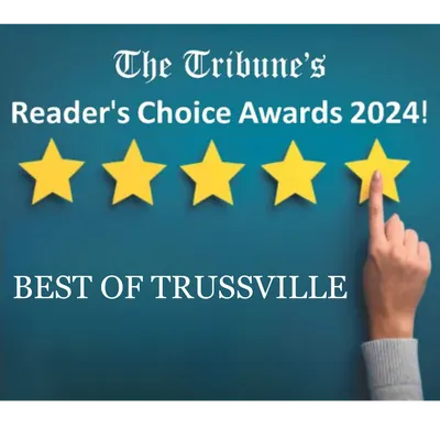 The Trussville Tribune's Reader's Choice Awards 2024 Best of Trussville badge